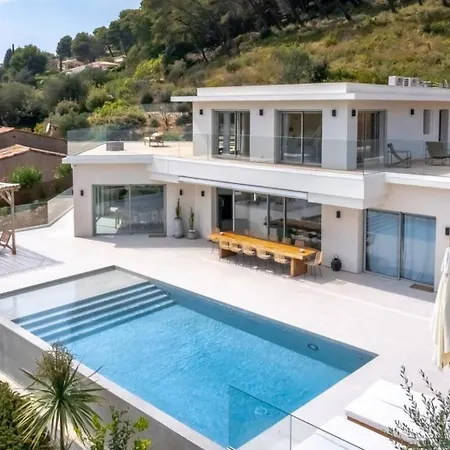 Eden Prive, Piscine, 12 Min Cannes Vila *